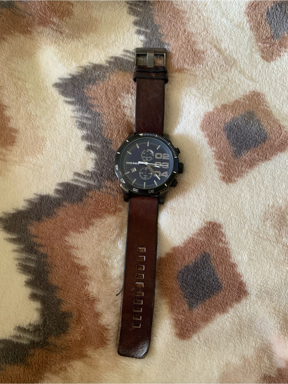 Diesel Men's Double Down Brown Watch